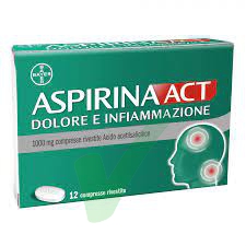 Aspirinaact Dol Inf 12Cpr 1G 