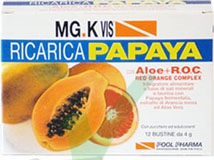 MGK VIS Linea Integratori Energetici Ricarica Papaya Granulato 12 buste 4 g