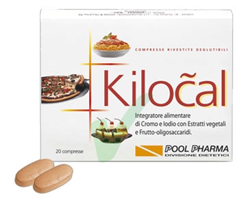 Kilocal Integratori per il Benessere Integratore Alimentare Cromo 20 Compresse