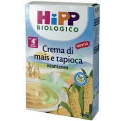 Hipp Crema Istantanea Mais e Tapioca 200 g