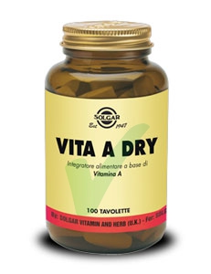 Solgar Vita A Dry Integratore 100 Tavolette
