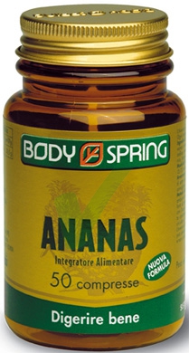 Body Spring Integratore Alimentare Ananas 50 Capsule