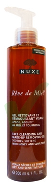 Nuxe Gel Detergente Struccante Viso Reve de Miel 200 ml