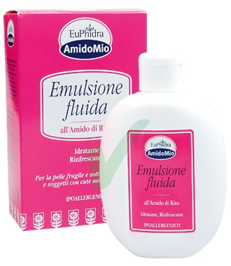 EuPhidra Pelli Sensibili AmidoMio Emulsione Fluida Idratante Rinfrescante 200 ml