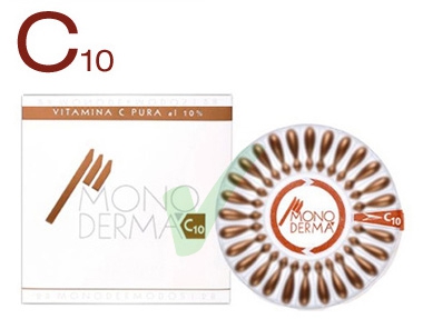 Monoderma C10 Trattamento Vitamina C Gel Luminosit Anti-Macchie 28 Ampolle