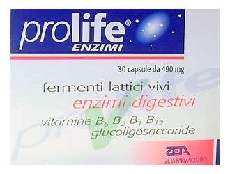 Prolife Enzimi Integratore Alimentare di Fermenti Lattici 30 Capsule