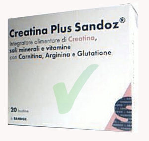 Creatina Plus Sandoz Integratore Alimentare Creatina Carnitina 20 Bustine