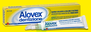 Alovex Linea Dentizione Gel Lenitivo Nascita Primi Dentini 10 ml