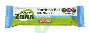 EnerZona Linea Alimentazione Dieta a ZONA Nutrition Bar Yogurt 40-30-30