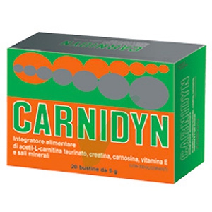 Carnidyn Integratore Alimentare Creatina Carnosina Vitamina E 20 Buste 5 g