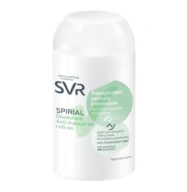 SVR Linea Spirial Deodorante Anti-Traspirante Pelli Sensibili Roll-on 50 ml
