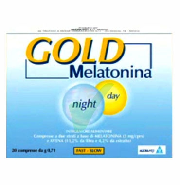 Alcka-Med Linea Melatonina Gold Integratore Alimentare 20 Compresse