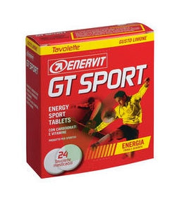 Enervit Sport Linea Energia GT Sport Integratore 24 Tavolette Energizzanti Limon
