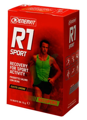 Enervit Sport Linea Recupero R1 Sport Prodotto Salino 10 Bustine Gusto Limone