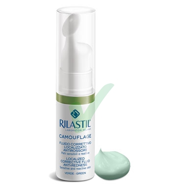 Rilastil Linea Make-up Camouflage Fluido Correttivo Localizzato Rossori Verde