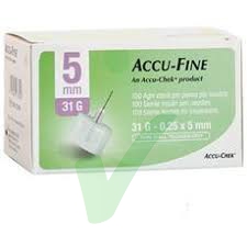 Roche Diabetes Care Italy Accu-fine Ago G31 5mm 100pz