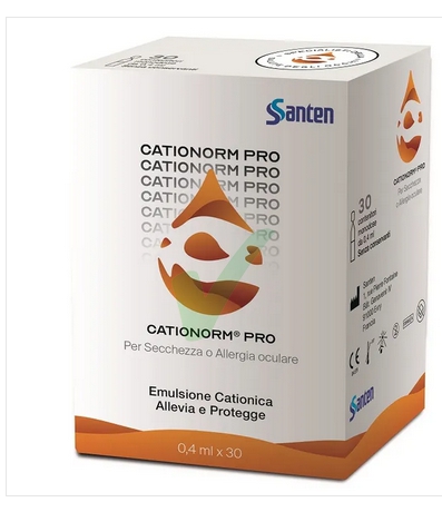 Santen Italy Cationorm Pro Ud 30 Flaconcini Monodose 0,4 Ml