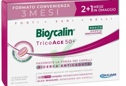 Bioscalin TricoAge 50+ Trattamento Anticaduta Integratore 90 Compresse