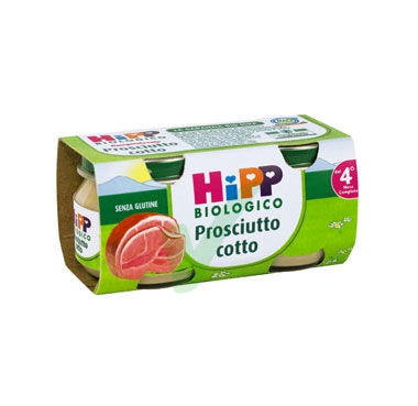HiPP BIO Linea Biologica Omogeneizzati di Carne Prosciutto Cotto Mesi 4+