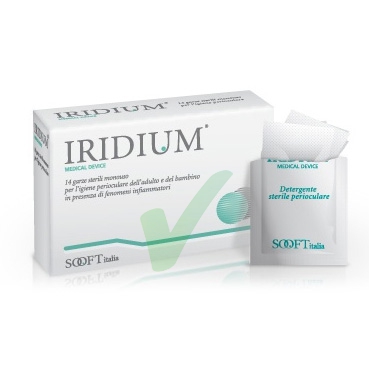 Sooft Italia Linea Salute degli Occhi Iridium 20 Garze Cotone Decongestionanti
