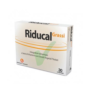 Chemist Research Linea Controllo del Peso Riducal Grassi Integratore 30 Compress