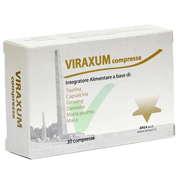 Brea srl Linea Tono e Vigore Viraxum Integratore Alimentare 30 Compresse