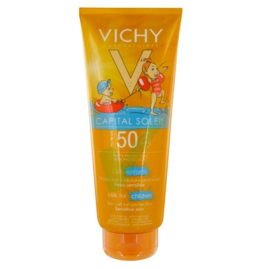 Vichy Linea Capital Soleil SPF50+ Latte Solare Dolce Protezione Bambini 300 ml