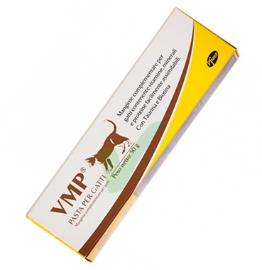 Zoetis Pfizer Linea Animali Domestici VMP Vitamine Gatti Integratore Pasta 50 g