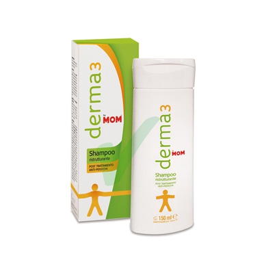 Mom Linea Derma3 Shampoo Ristrutturante Anti-Pediculosi Lunga Durata 100 ml