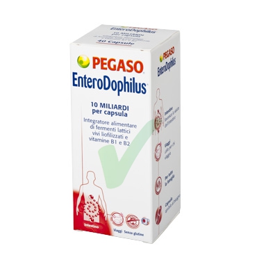 Pegaso Linea Intestino Sano EnteroDophilus Integratore Alimentare 90 Capsule