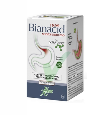 Aboca Integratori Linea Salute Gastrointestinale NeoBianacid 45 Compresse