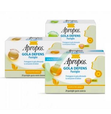 Apropos Linea Gola Defens 20 Pastiglie alla Propoli Gusto Menta Eucalipto