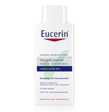 Eucerin Linea AtopiControl Olio Detergente Doccia Lenitivo Pelli Atopiche 400 ml