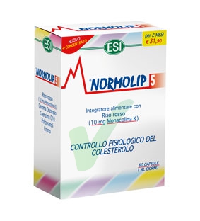 Esi Linea Controllo Colesterolo Trigliceridi Normolip 5 Integratore 60 Capsule