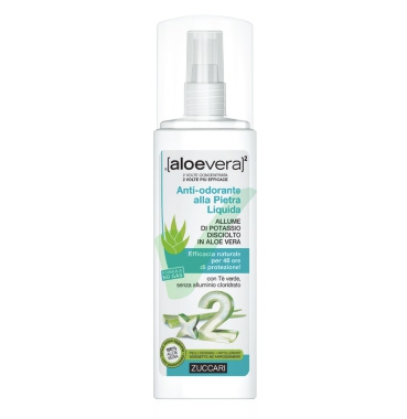 Zuccari Linea aloevera2 Anti-Odorante alla Pietra Liquida Pelli Sensibili 100 ml