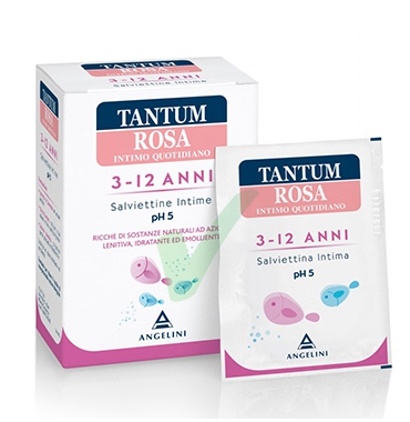 Tantum Rosa Linea Benessere Intimo Detergente 3-12 anni 10 Salviettine