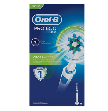 Oral-B Linea Igiene Dentale Quotidiana PC 600 CrossAction Spazzolino Elettrico