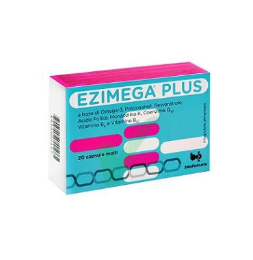 Biofutura Linea Colesterolo e Trigliceridi EZIMEGA PLUS Integratore 20 Capsule