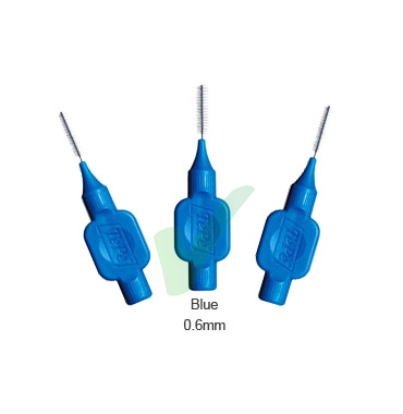 TePe Linea Cura Dentale Quotidiana 6 Scovolini Interdentali 0,6 Colore Blu