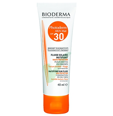 Bioderma Sole Linea Photoderm SPF30 AKN Mat Fluido Opacizzante Pelli Miste 40 ml