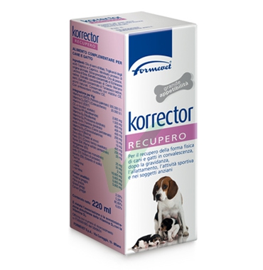 Formevet Linea Animali Domestici Cani e Gatti Korrector Recupero Alimento 220 ml