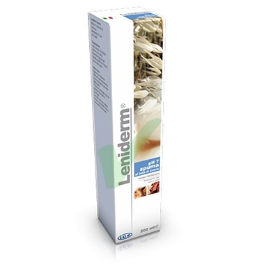 ICF Farmaceutici Linea Animali Domestici Leniderm Spuma Cani e Gatti 200 ml