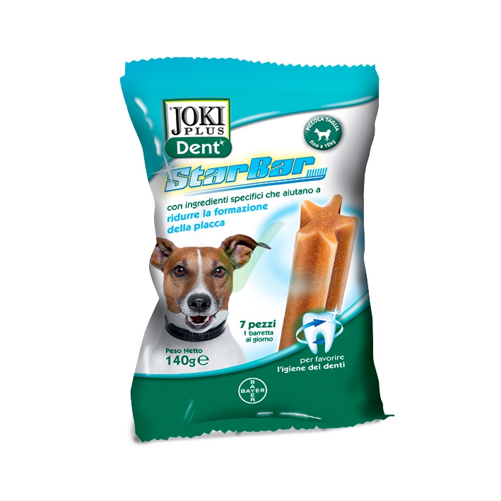 Bayer Pet Linea Animali Domestici Joki Dent Igiene Dentale Cani 7 Barrette 140 g