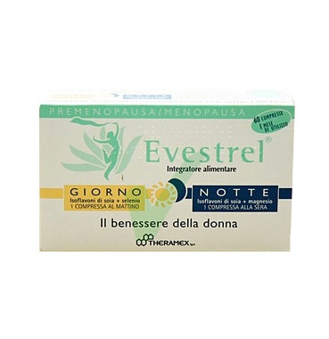 Theramex Linea Menopausa Evestrel Giorno e Notte Integratore 60 Compresse