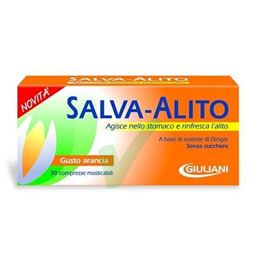 Giuliani Linea Digestione Sana Salva-Alito 30 Compresse Rinfrescanti Arancia