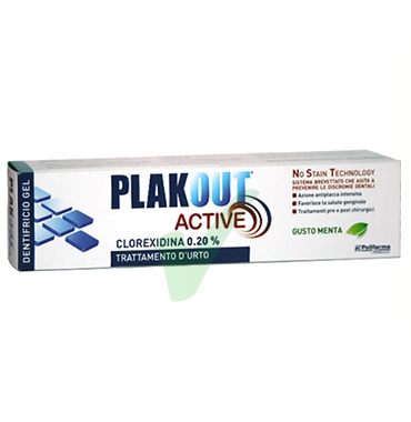 Polifarma Linea Igiene Dentale Quotidiana Plakout Active 0,20 Dentifricio 75 ml