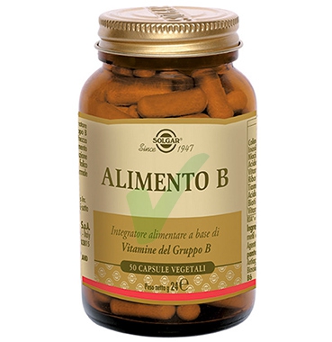 Solgar Linea Vitamine e Minerali Alimento B Integratore Alimentare 50 Capsule