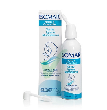 Isomar Linea Pulizia e Salute del Naso Acqua di Mare Igiene Quotidiana 100 ml