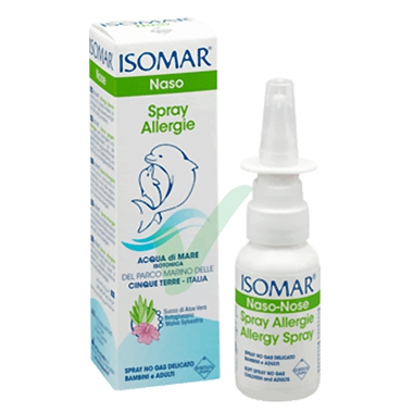 Isomar Linea Pulizia e Salute del Naso Isomar Spray Allergie Acqua di Mare 30 ml
