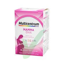 Multicentrum Linea Gravidanza Mamma DHA Integratore Alimentare 30+30